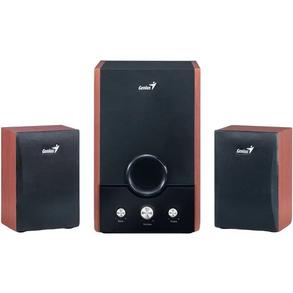 Boxe Genius 2.1, SW-HF2.1 1700 II, 26W RMS, Wood