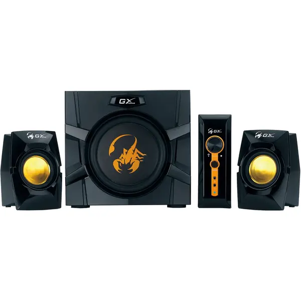 Boxe Genius 2.1, SW-G2.1 3000 II, 70W RMS, Negru-Galben