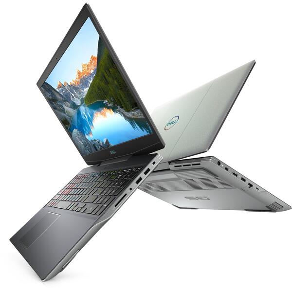 Laptop Gaming Dell Inspiron G5 5505, 15.6 inch FHD, AMD Ryzen 5 4600H, 8GB DDR4, 512GB SSD, AMD Radeon RX 5600M 6GB, Win 10 Home, Grey