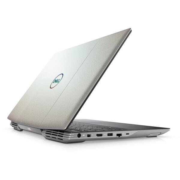 Laptop Gaming Dell Inspiron G5 5505, 15.6 inch FHD 144Hz, AMD Ryzen 5 4800H, 16GB DDR4, 512GB SSD, AMD Radeon RX 5600M 6GB, Win 10 Home, Silver