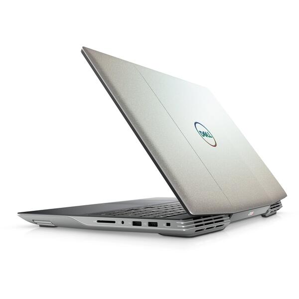 Laptop Gaming Dell Inspiron G5 5505, 15.6 inch FHD 144Hz, AMD Ryzen 5 4800H, 16GB DDR4, 512GB SSD, AMD Radeon RX 5600M 6GB, Win 10 Home, Silver