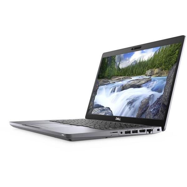 Laptop Dell Latitude 5410, 14 inch FHD, Intel Core i5-10210U, 8GB DDR4, 256GB SSD, Iuntel UHD 620, Win 10 Pro, Grey, 3Yr BOS