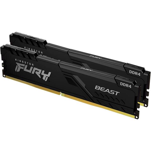 Memorie Kingston FURY Beast 8GB DDR4 2666MHz CL16 Kit Dual Channel