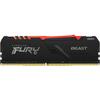 Memorie Kingston FURY Beast RGB 64GB DDR4 3000MHz CL16 Kit Dual Channel