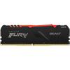 Memorie Kingston FURY Beast RGB 16GB DDR4 3733MHz CL19