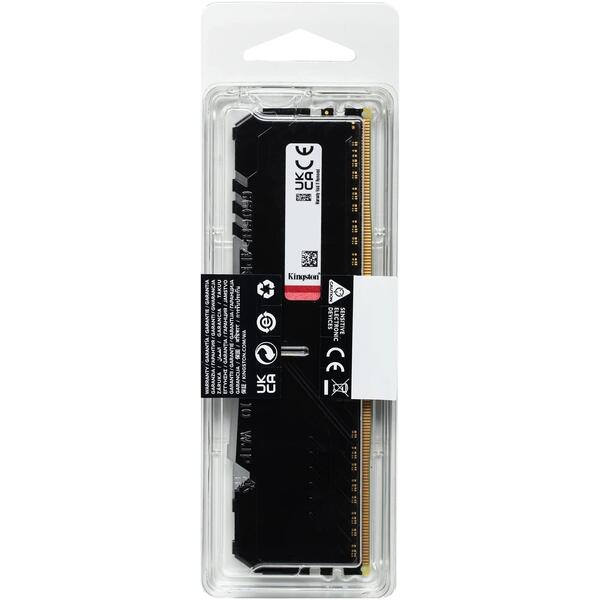Memorie Kingston FURY Beast RGB 16GB DDR4 3733MHz CL19