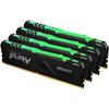 Memorie Kingston FURY Beast RGB 32GB DDR4 3000MHz CL15 Kit Quad Channel