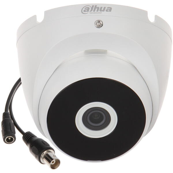 Camera supraveghere DAHUA HAC-T2A21-0280B, HDCVI DOME 2MP, CMOS 1/2.7'', 2.8MM, IR 20M, IP67, CARCASA METAL