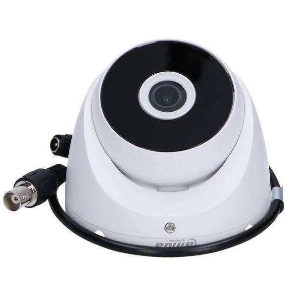 Camera supraveghere DAHUA HAC-T2A21-0280B, HDCVI DOME 2MP, CMOS 1/2.7'', 2.8MM, IR 20M, IP67, CARCASA METAL