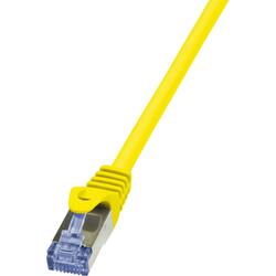 Patch Cord Logilink RJ45, Cat.6A, S/FTP, 2m, Galben