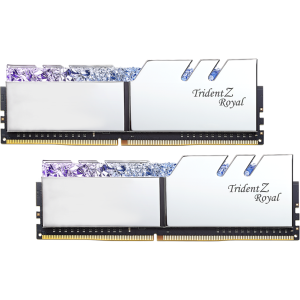 Memorie G.Skill Trident Z Royal Series RGB 64GB DDR4 4000MHz CL15 1.50V Kit x8