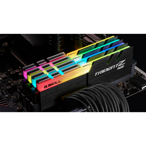 Memorie G.Skill Trident Z RGB DDR4 32GB 4000MHz CL18 1.35V Kit Quad Channel