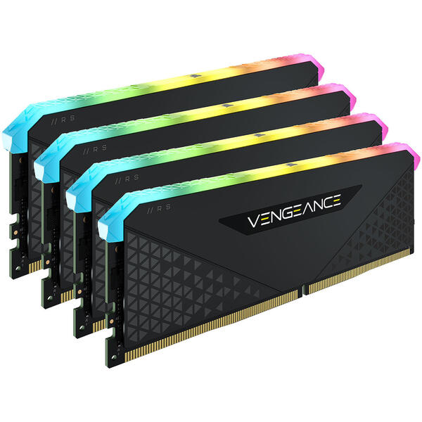 Memorie Corsair Vengeance RGB PRO RS DDR4 128GB 3200MHz CL16 1.35V Kit Quad Channel