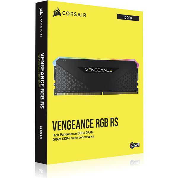 Memorie Corsair Vengeance RGB PRO RS DDR4 32GB 3200MHz CL16 1.35V Kit Quad Channel