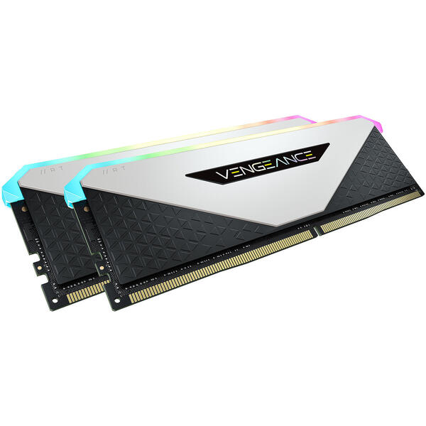 Memorie Corsair Vengeance RGB PRO RT DDR4 32GB 3600MHz CL18 1.35V Kit Dual Channel White