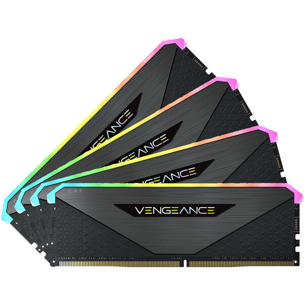 Memorie Corsair Vengeance RGB PRO RT DDR4 128GB 3200MHz CL16 1.35V Kit Quad Channel