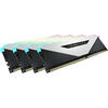 Memorie Corsair Vengeance RGB PRO RT DDR4 64GB 3200MHz CL16 1.35V Kit Quad Channel White