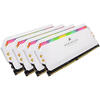 Memorie Corsair Dominator Platinum RGB 32GB DDR4 3200MHz CL16 1.35V Kit Quad Channel White