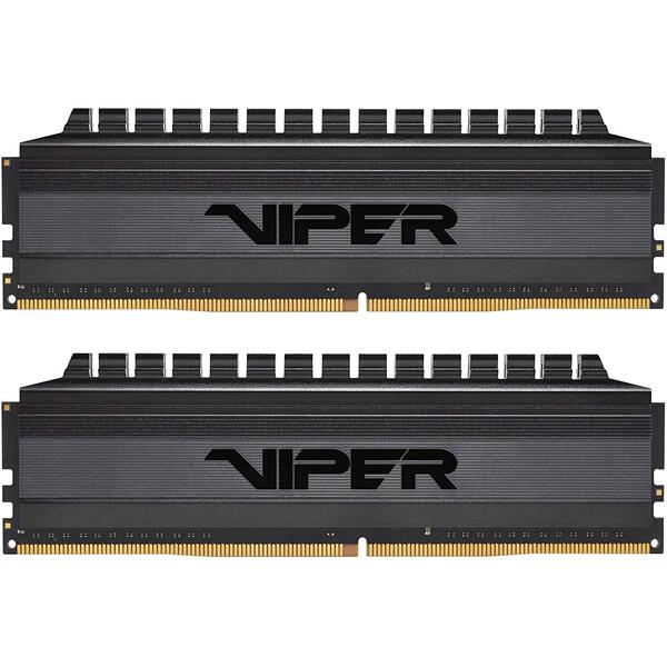 Memorie PATRIOT Extreme Performance Viper 4 Blackout Series 64GB DDR4 3200MHz CL16 Kit Dual Channel