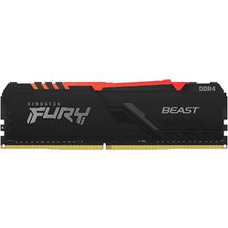 Memorie Kingston FURY Beast RGB 8GB DDR4 3200MHz CL16