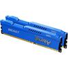 Memorie Kingston FURY Beast 8GB DDR3 1600MHz CL10 Kit Dual Channel Blue