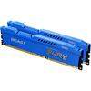 Memorie Kingston FURY Beast 16GB DDR3 1600MHz CL10 Kit Dual Channel Blue