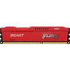 Memorie Kingston FURY Beast 4GB DDR3 1600MHz CL10 Red