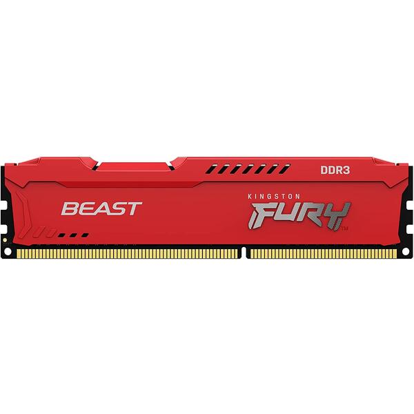 Memorie Kingston FURY Beast 4GB DDR3 1600MHz CL10 Red