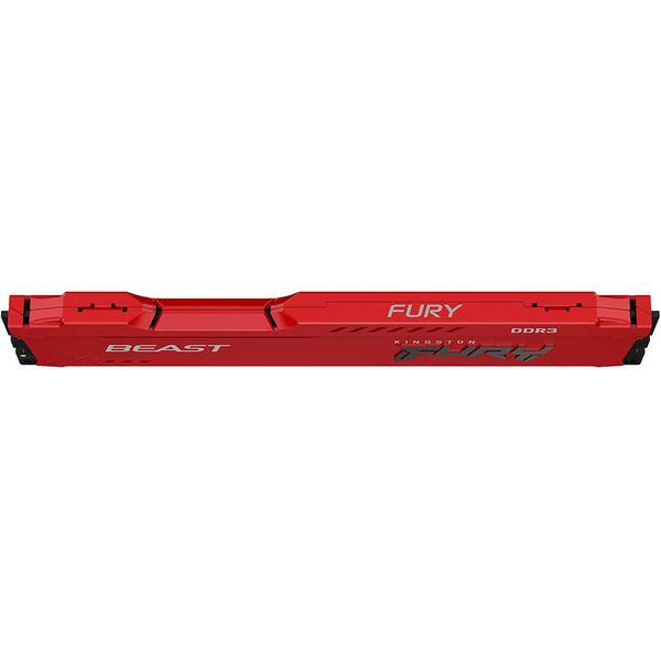 Memorie Kingston FURY Beast 8GB DDR3 1600MHz CL10 Red