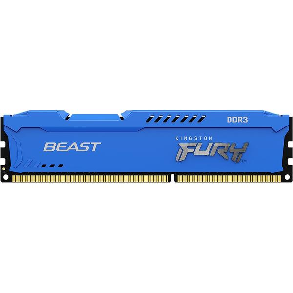 Memorie Kingston FURY Beast 4GB DDR3 1866MHz CL10 Blue