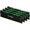 Memorie Kingston FURY Renegade RGB 64GB DDR4 3600MHz CL16 Kit Quad Channel