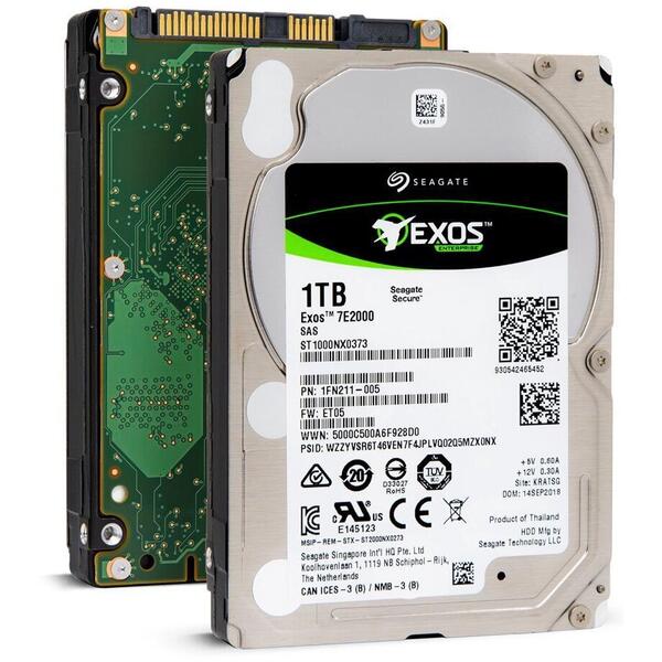 Hard Disk Server Seagate Exos 7E2000 1TB SAS 7200rpm 128MB 2.5 inch