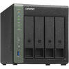 NAS Qnap TS-431X3-4G Quad Core 1.7GHz 4GB DDR3 4 Bay Negru