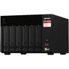 NAS Qnap TS-673A-8G AMD Ryzen™ Embedded V1500B 4-core 8GB 6 Bay Negru