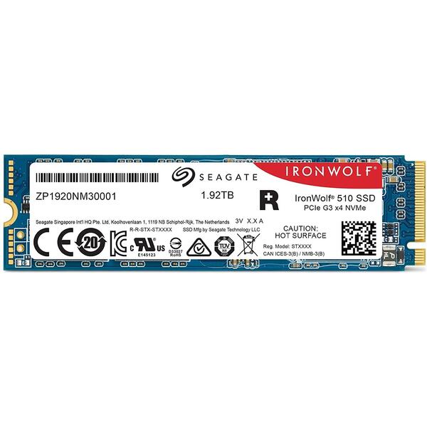 SSD Seagate IronWolf 510 1.92TB M.2 2280 PCI Express 3.0 x4