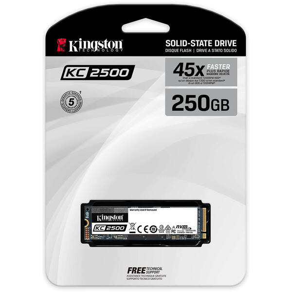 SSD Kingston KC2500 2TB PCI Express 3.0 x4 M.2 2280