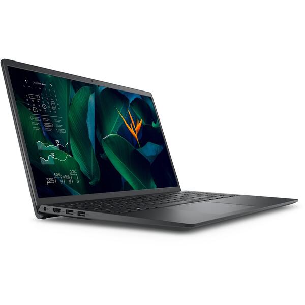 Laptop Dell Vostro 3515, 15.6 inch FHD, AMD Ryzen 5 3450U, 8GB DDR4, 256GB SSD, Radeon Vega 8, Win 10 Pro, Carbon Black, 3Yr BOS