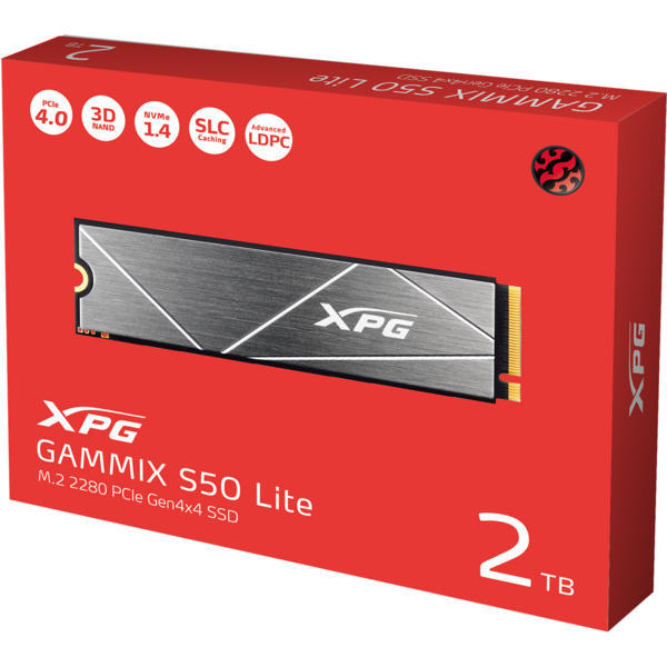 SSD A-DATA XPG Gammix S50 Lite 2TB PCI Express 3.0 x4 M.2 2280