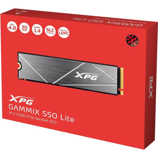 SSD A-DATA XPG Gammix S50 Lite 512GB PCI Express 3.0 x4 M.2 2280