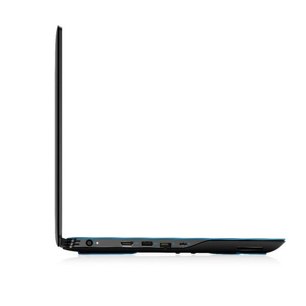 Laptop Gaming Dell Inspiron G3 3500, 15.6 inch FHD 120Hz, Intel Core i7-10750H, 8GB DDR4, 512GB SSD, GeForce GTX 1650 Ti 4GB, Linux, Eclipse Black, 3Yr CIS