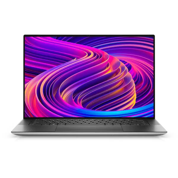 Laptop Dell XPS 15 9510, UHD+ InfinityEdge Touch, Intel Core i9-11900H, 32GB DDR4, 2TB SSD, GeForce GTX 3050 Ti 4GB, Win 10 Pro, Platinum Silver, 3Yr BOS
