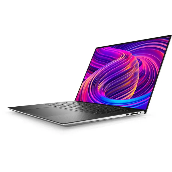 Laptop Dell XPS 15 9510, 15.6 inch OLED 3.5K InfinityEdge Touch, Intel Core i7-11800H, 16GB DDR4, 1TB SSD, GeForce RTX 3050 Ti 4GB, Win 10 Pro, Platinum Silver, 3Yr BOS