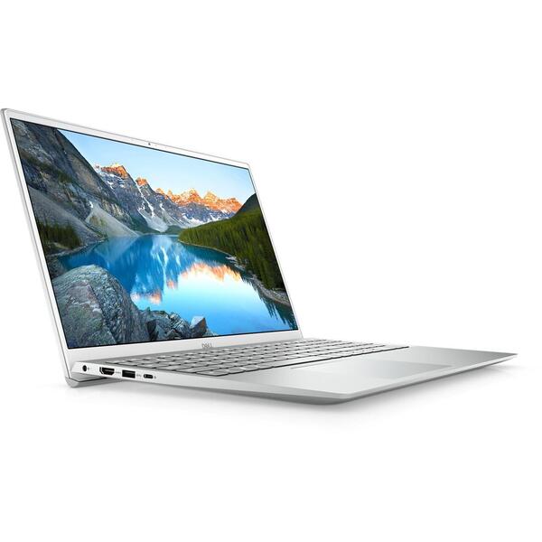 Laptop Dell Vostro 5502 15.6 inch FHD, Intel Core i7 1165G7, 8GB DDR4, 512GB SDD, Intel Iris Xe Graphics, Win 10 Pro, Silver 3Y CIS