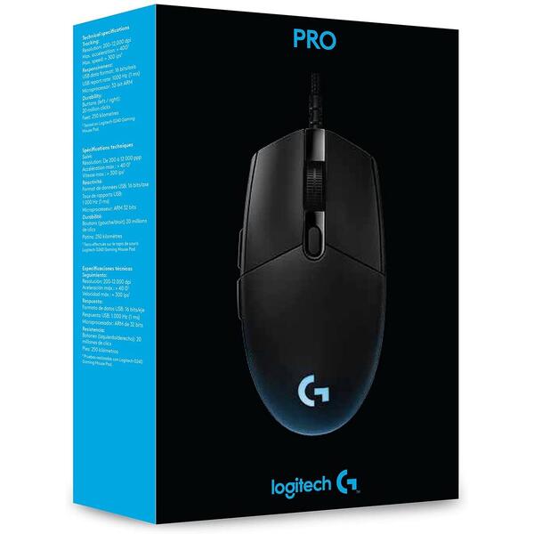 Mouse gaming Logitech G Pro (Hero) USB Negru