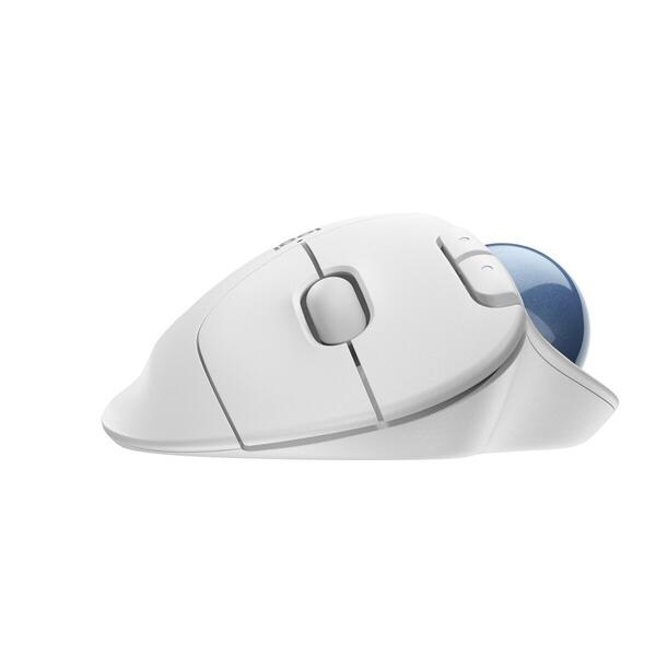 Mouse Logitech ERGO M575, trackball, 2000dpi, Bluetooth 5.0 Alb