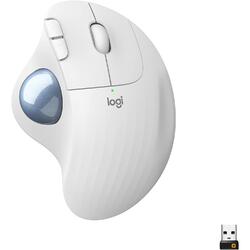 Mouse Logitech ERGO M575, trackball, 2000dpi, Bluetooth 5.0 Alb
