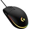 Mouse gaming Logitech G203 LIGHTSYNC, USB, RGB, Negu