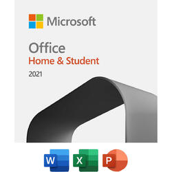 Microsoft Office Home and Student 2021 64-bit, Romana, Medialess Retail