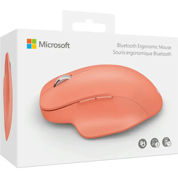 Mouse Microsoft Bluetooth Ergonomic Peach