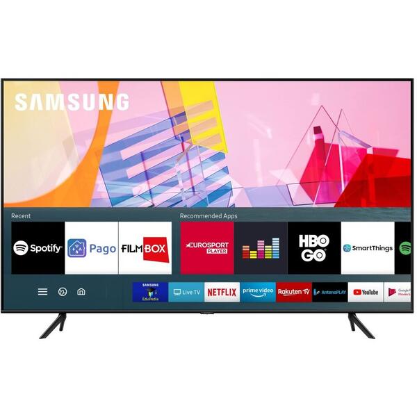 Televizor LED Samsung Smart TV QLED 55Q60T 138cm 4K UHD HDR Negru